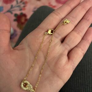 Swarovski Gold Knot Bracelet